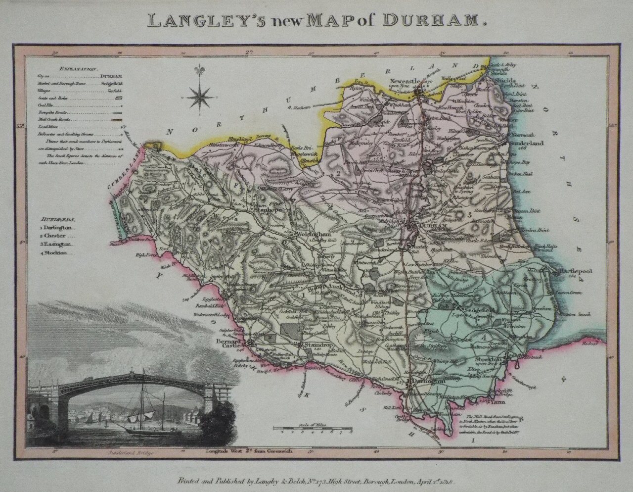 Map of Durham - Langley